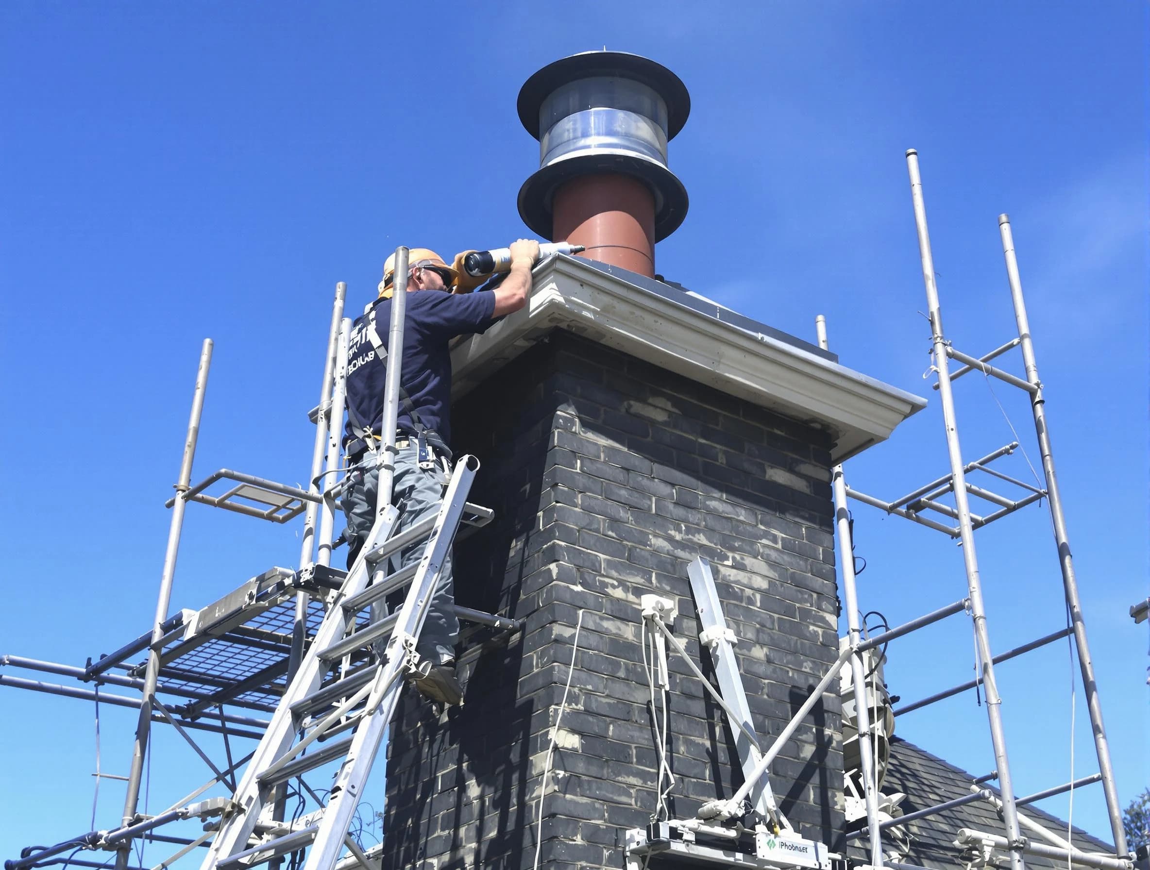 Sturdy chimney crown finished by White Oak Chimney Sweep in White Oak, PA