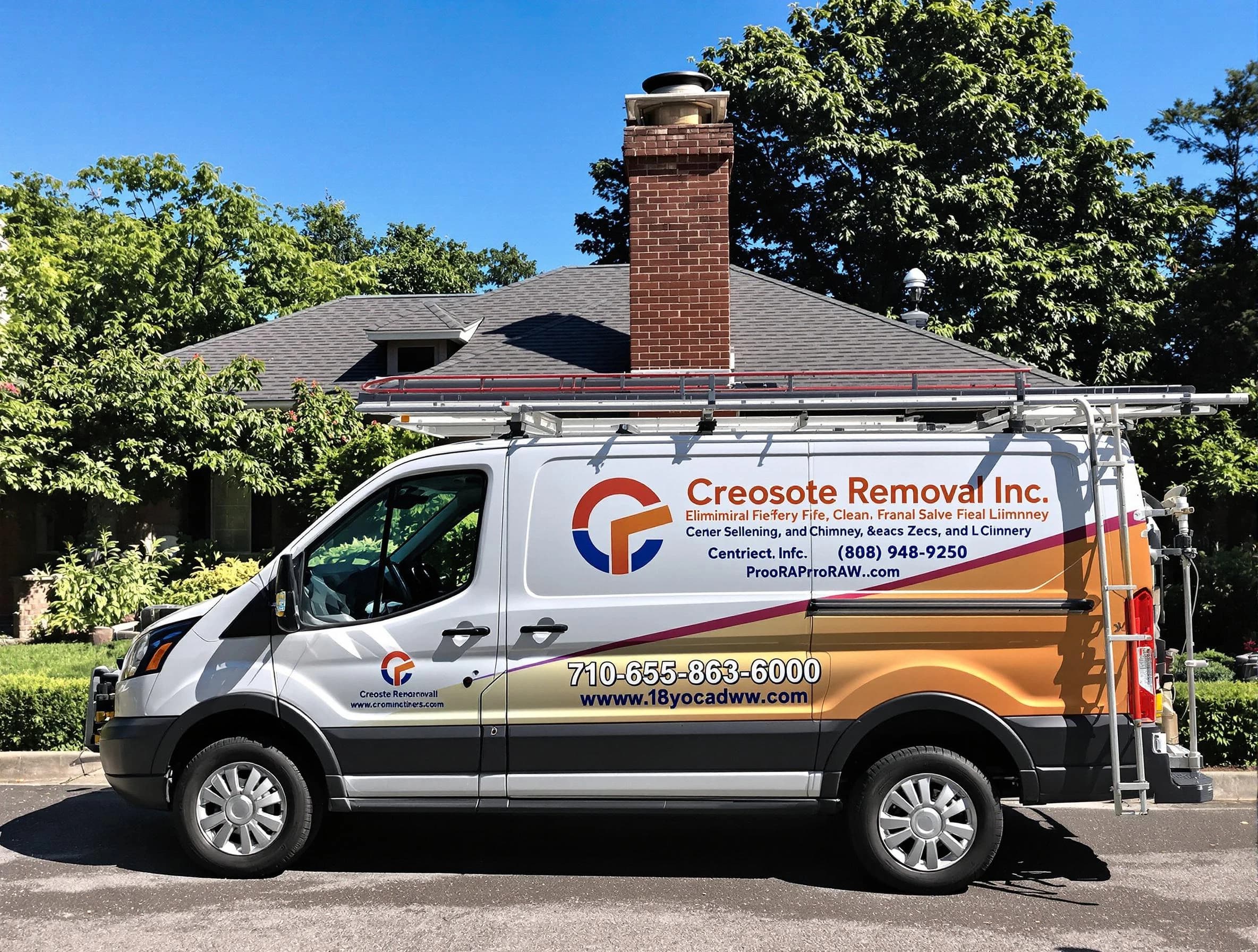 White Oak Chimney Sweep technician removing creosote safely in White Oak, PA