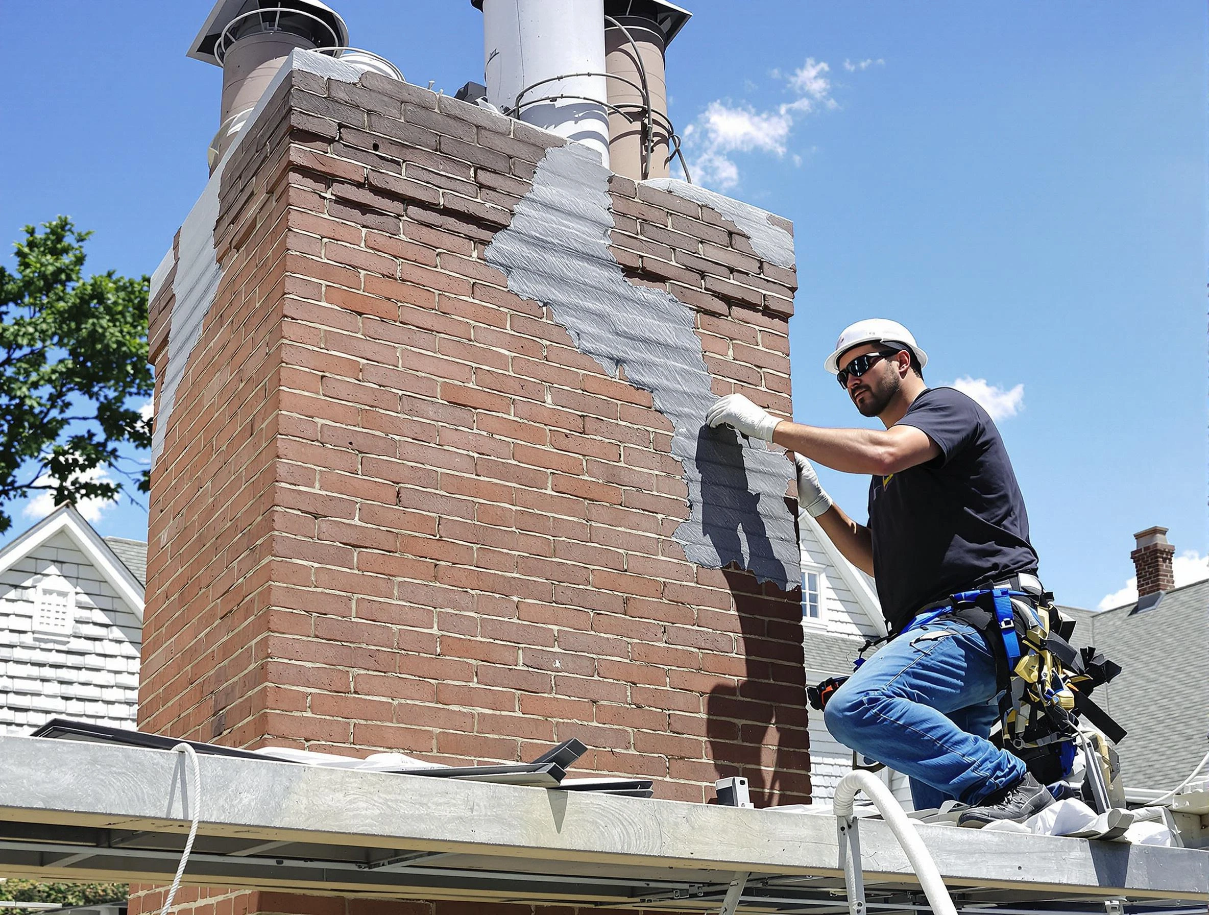 Chimney Restoration in White Oak