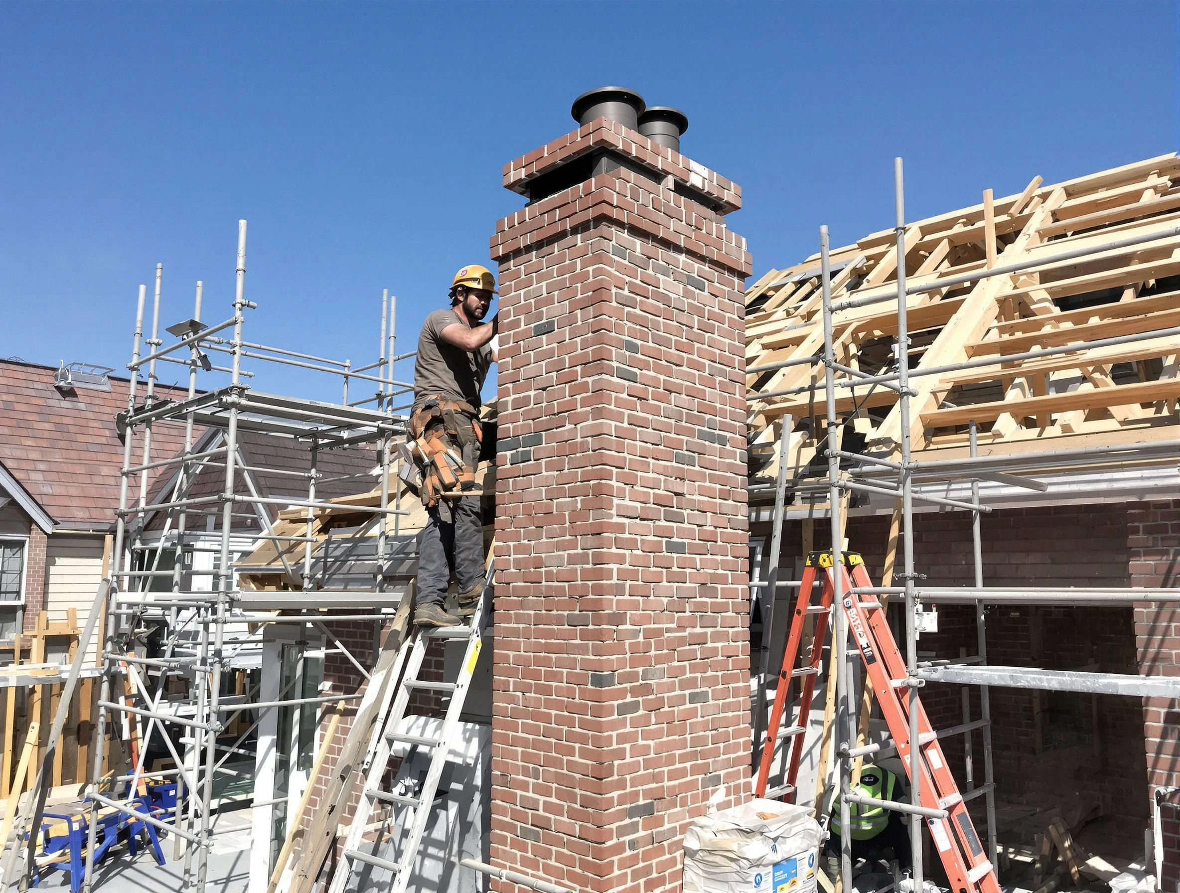 New chimney installation completed by White Oak Chimney Sweep in White Oak, PA